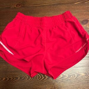 Amazon Women's Vibrant Red Athletic Shorts